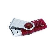 Código: 66700  PEN DRIVE 8 GB USB HD PORTATIL KINGSTON VERME